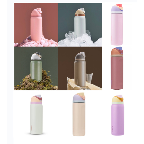 ??USA Owala rose quartz blossom bunny 24oz/32oz/40oz freesip strawberry milk USA AUTHENTIC pre order